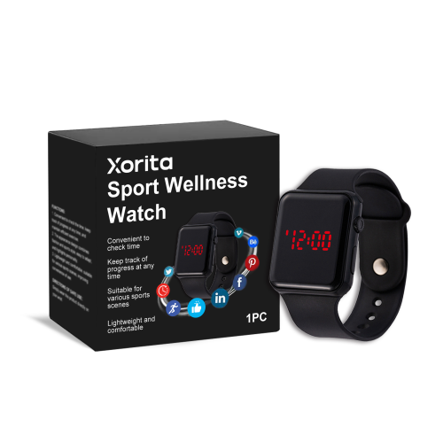 Xorita 平衡运动手表 时间查看适合各种运动场合轻巧便捷运动手表