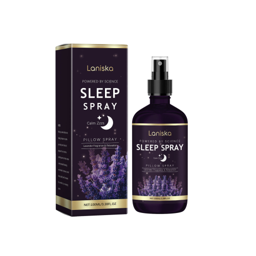 Laniska 薰衣草睡眠喷雾 夜间宁静温和舒缓身体枕边清新睡眠喷雾