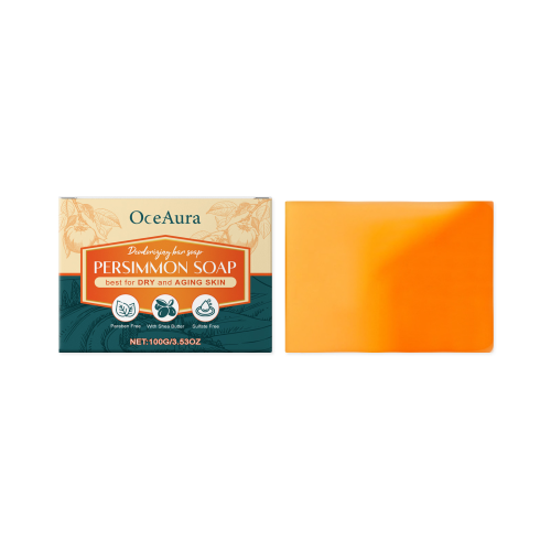 OceAura 柿子身体香皂 温和清洁光滑肌肤滋润保湿不紧绷身体香皂
