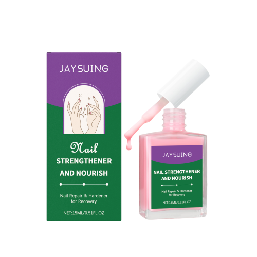Jaysuing 粉色滋养美甲液 温和滋养指甲自然光泽日常护理美甲液