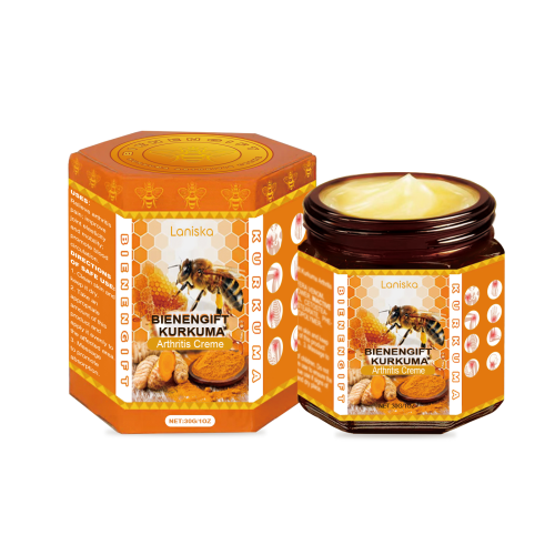Laniska 蜂毒姜黄关节舒缓霜 日常养护缓解不适外用按摩关节乳霜