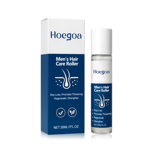 Hoegoa 男士头发滚珠精华 温和按摩滋润头皮呵护头发质感护发精华