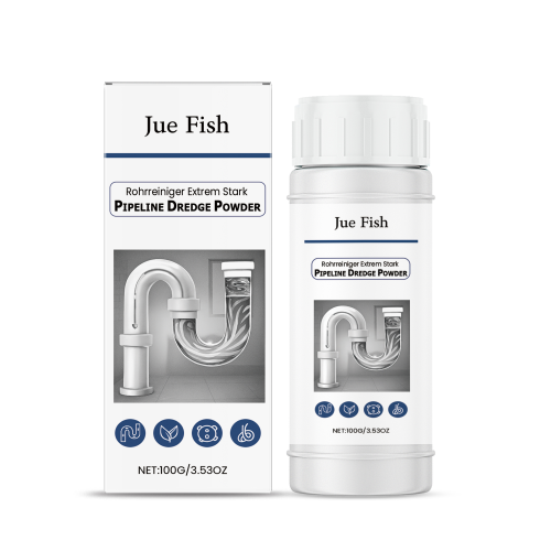 Jue Fish 排水管疏通剂 深层溶解毛发油垢堆积排水顺畅管道清洁剂