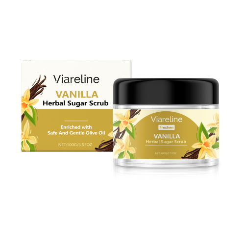 Viareline 香草身体磨砂膏 深层保湿柔嫩平滑全身肌肤身体磨砂膏