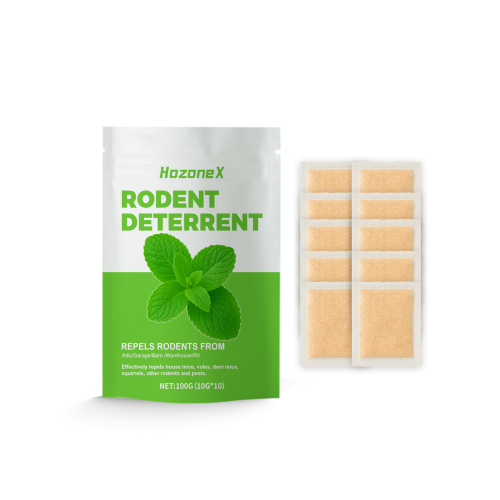 HozoneX 薄荷油家用驱鼠剂 植物成分室内温和驱鼠便捷家用驱鼠剂
