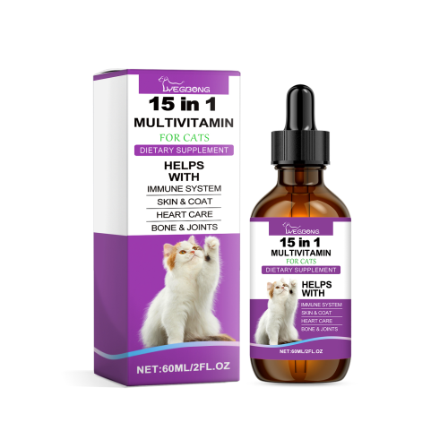 Yegbong 宠物猫维生素滴剂 呵护宠物身体不适日常护理维生素补充剂