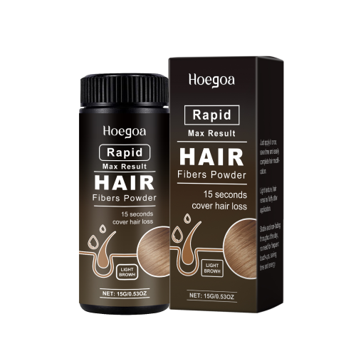 Hoegoa 浅棕色丰盈发型粉 发型阴影粉修饰额头清爽持久定型美发