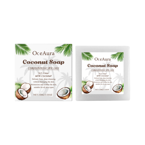 OceAura 椰子肌肤舒缓皂 身体肌肤温和清洁芳香保湿舒适日常护理皂