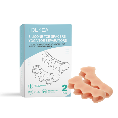 Houkea 硅胶脚趾间隔器 日常足部护理锻炼提升脚趾伸展放松舒适感