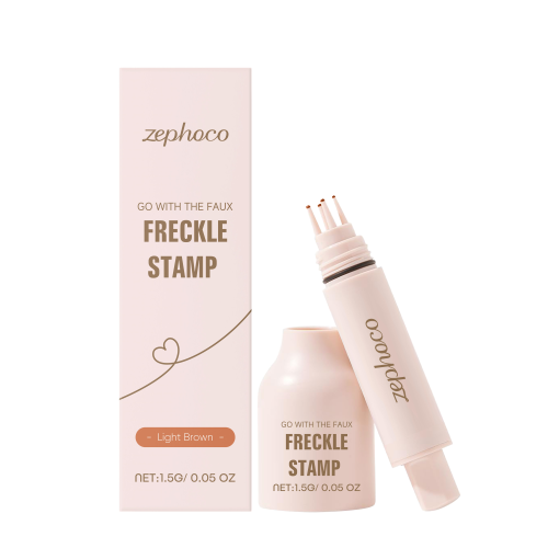 zephoco 浅棕色自然雀斑笔 笔触顺滑易上色创意彩妆面部点斑笔