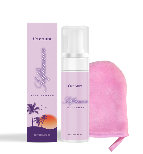 OceAura 滋养肌肤助黑慕斯 古铜色身体乳小麦色肌肤护理霜免晒乳