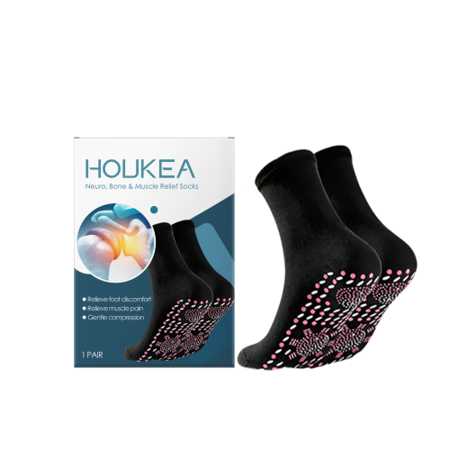 Houkea 足部护理袜 温和缓解足底不适足部护理柔软亲肤透气保暖袜