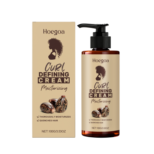 Hoegoa 卷发定型霜 清爽保湿滋养秀发打造自然卷发持久定型护发霜
