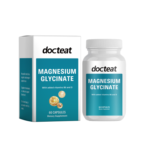 Docteat 甘氨酸镁膳食补充剂 日常身体护理激发活力舒缓补充能量