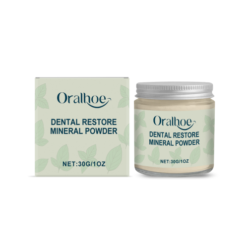 Oralhoe 牙齿光泽护理粉 温和清洁牙齿保护牙釉质清新口气护理牙粉
