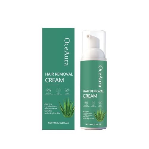 OceAura 温和芦荟男士脱毛慕斯 身体肌肤毛发洁净滋润柔滑脱毛护理