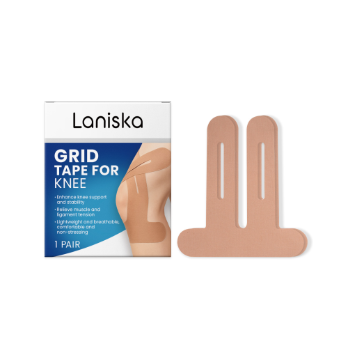 Laniska 肤色运动护膝胶带 滋养舒适呵护缓解膝盖不适便捷护膝胶带