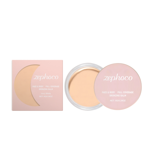 zephoco 亮肤遮瑕膏 象牙白遮盖瑕疵易推开修饰暗沉持妆不卡纹