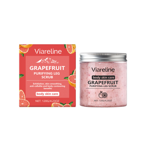Viareline 葡萄柚味海盐身体磨砂膏 温和清洁皮肤角质滋润日常护理