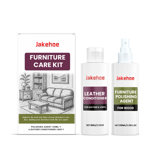 Jakehoe 家具护理套装 木质皮革家具护理翻新光泽保养便携套装