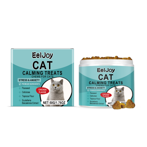 EelJoy 猫咪零食咀嚼片 日常猫猫补充营养情绪护理鸡肉味零食片
