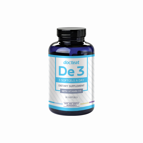 Docteat 鱼油软胶囊 平衡肠道舒适提供能量保持活力营养补充剂