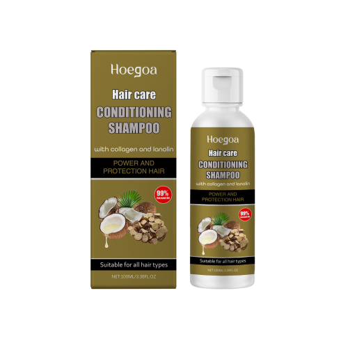 Hoegoa 草本洗发水 温和清洁保持头皮清爽补水保湿亮泽柔顺洗发水