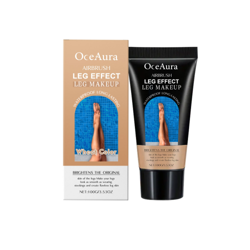 OceAura 小麦色腿部助黑粉底霜 温和滋养自然贴肤轻透遮瑕粉底霜
