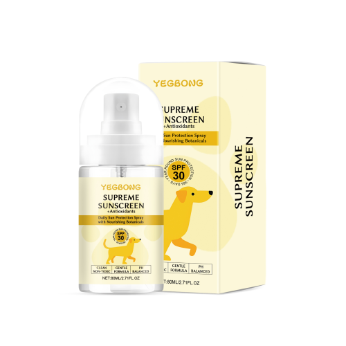 Yegbong 狗狗防护喷雾 防水温和维生素E保护皮肤狗用护理喷雾