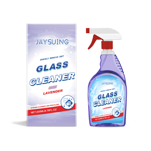 Jaysuing 薰衣草味玻璃清洗剂 除灰尘污垢油渍清洗玻璃家用清洗剂