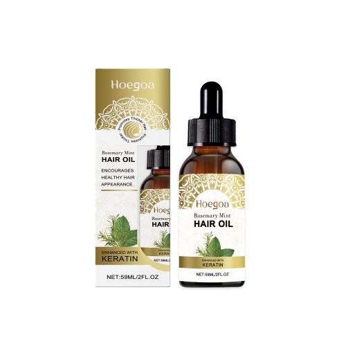 Hoegoa 迷迭香薄荷护发精华 滋养护发油毛躁秀发柔顺亮泽清新香味