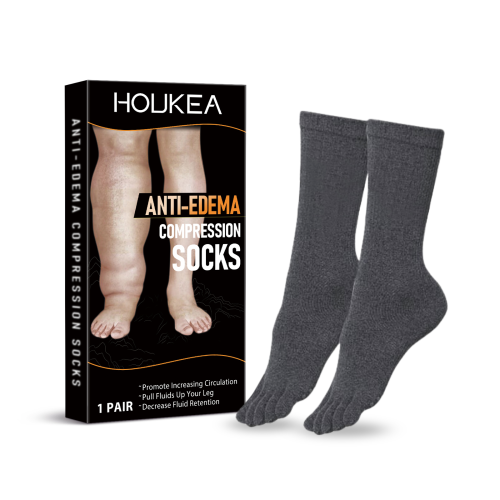 Houkea 足部护理袜 透气吸湿温和亲肤足部滋养按摩保暖腿部护理袜