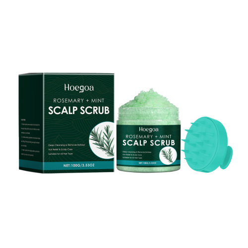 Hoegoa 头皮磨砂膏 温和去角质海盐洁发膏控油蓬松去屑清爽护理