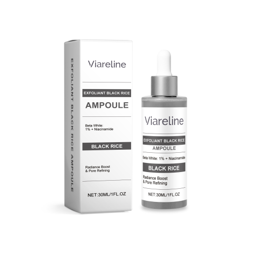 Viareline 去角质黑米精华液 滋润保湿面部肌肤水润透亮光滑细腻