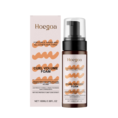 Hoegoa 轻盈卷发蓬松泡沫慕斯 盈润发丝打造卷发发型自然立体定型
