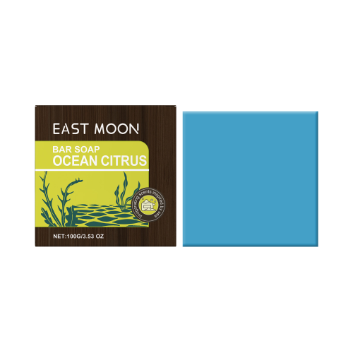 East Moon 海洋柑橘浴皂 男士温和清洁控油清爽留香身体沐浴香皂