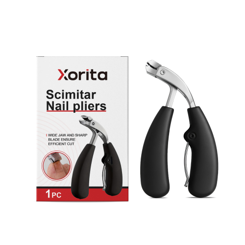 Xorita 弯头美甲钳 大开口厚甲硬甲防飞溅修甲钳指甲死皮美甲工具