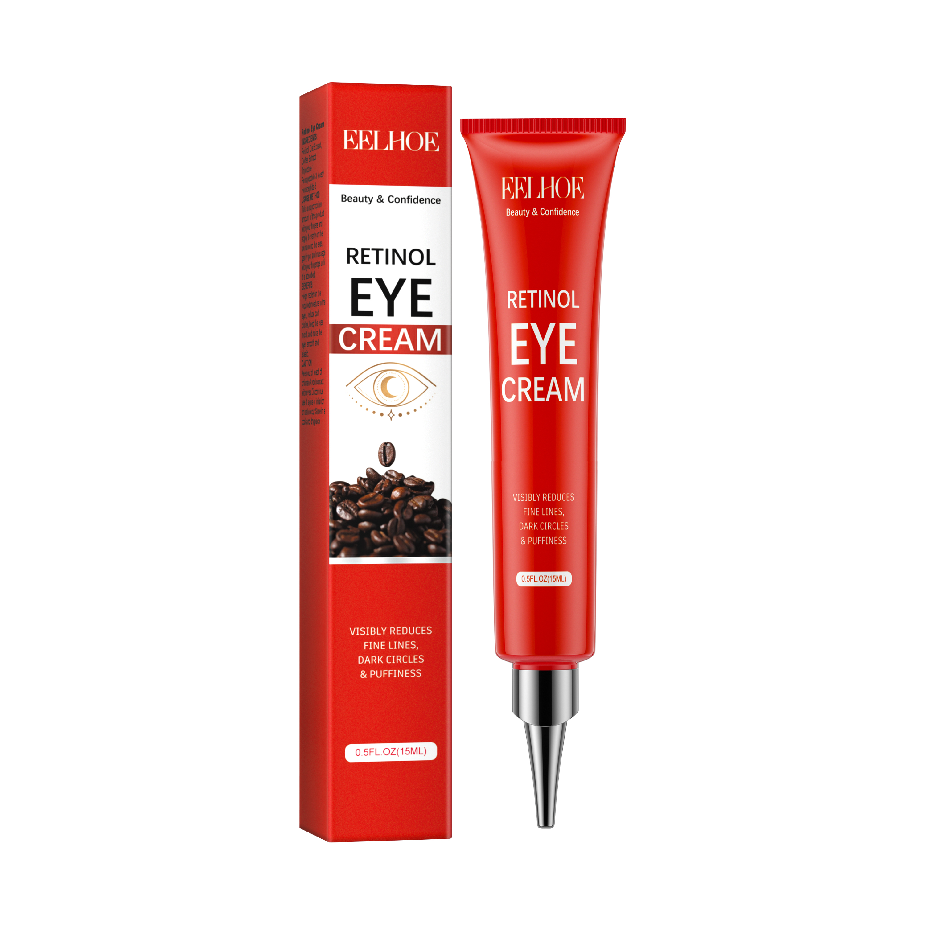 EELHOE Retinol Firming Eye Cream Moisturizes Around Eyes, Tightens Skin, Lightens Fine Lines, Anti-Aging And Anti-Wrinkle Lift_voghion.com