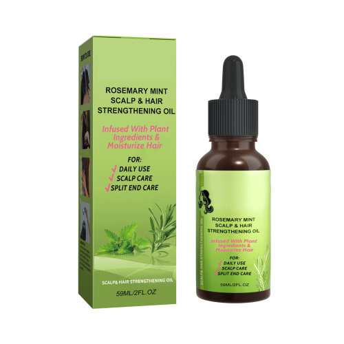 AMZ 薄荷头发护理液 温和保湿滋润秀发柔顺发质光泽头皮按摩护理液