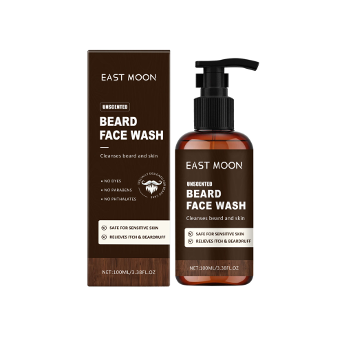 East Moon 男士胡须清洁洗面奶 温和软化滋润柔亮胡子泡沫护理