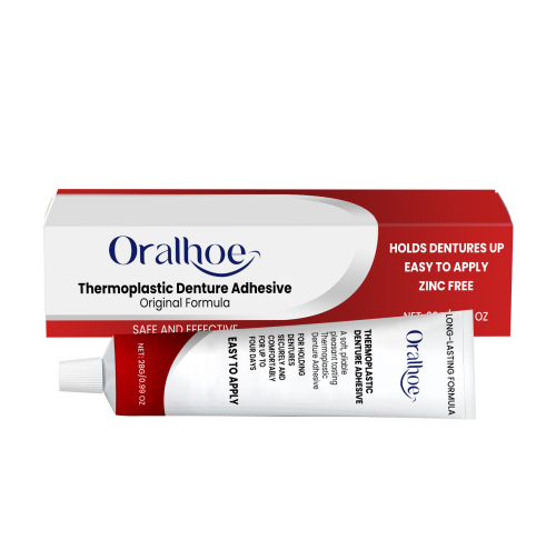Oralhoe 假牙固定粘合剂 固定假牙提高舒适感牙齿美观护理粘合剂