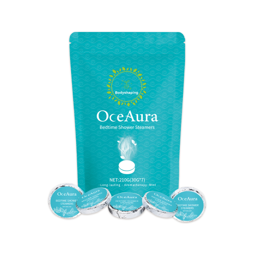 OceAura 薄荷淋浴香薰片 温和清洁紧致轻盈肌肤舒适夜间睡眠沐浴