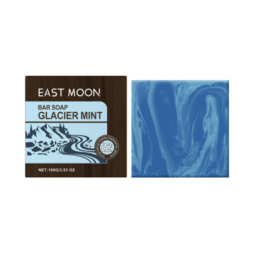 East Moon 冰川薄荷浴皂 清洁全身肌肤香氛男士清爽洁面沐浴皂