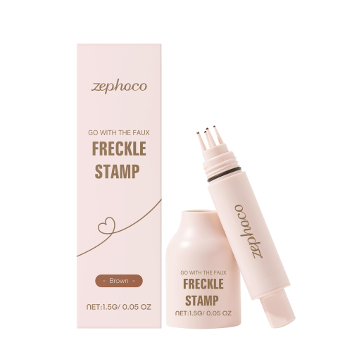 zephoco 棕色防水自然雀斑笔 顺滑上色快干野生氛围百搭雀斑妆容笔