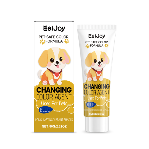 EelJoy 蓝色宠物美发剂 狗狗猫猫宠物美发均匀上色护发柔便捷护理