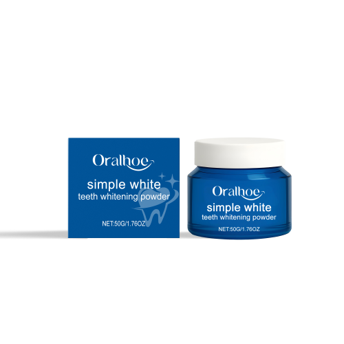Oralhoe 亮洁牙粉 温和成分呵护牙齿洁净自信微笑去渍亮白牙粉
