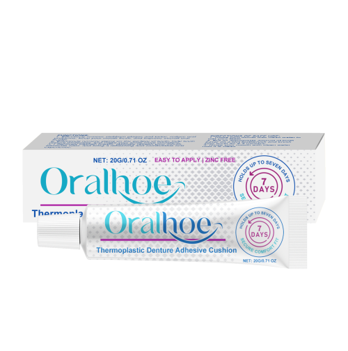 Oralhoe 假牙固定粘合剂 假牙粘合固定假牙提高舒适感呵护牙龈护理