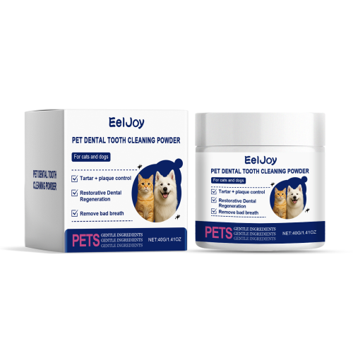 EelJoy 宠物牙齿清洁粉 宠物温和洁净牙垢牙渍口腔异味清新口气