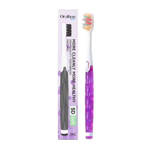 Oralhoe 纤细软毛牙刷 温和清洁牙齿异味牙渍焕亮美牙护理牙刷