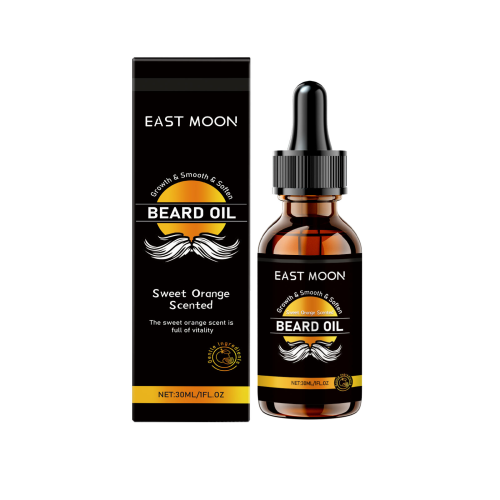 East Moon 男士胡须护理精油 甜橙味柔软顺滑滋润清爽日常胡须护理